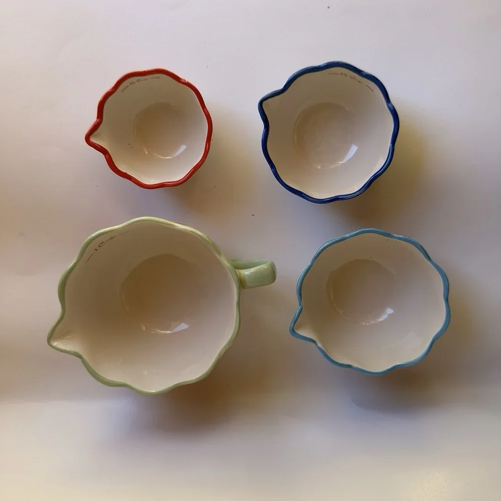 The Pioneer Woman Classic Charm Measuring Bowls Set Of 4 Floral Colorful